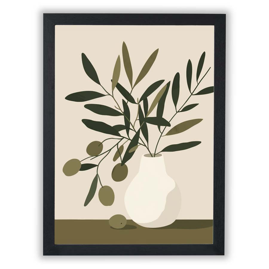 Olive Botanica – Olive Branch - Small - Unframed