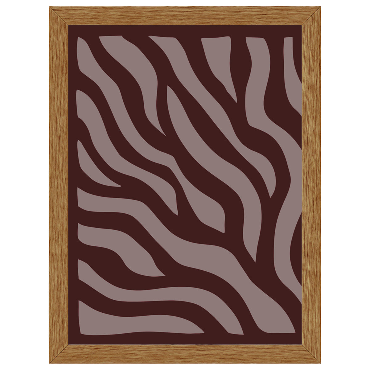 Organic Flow - Burgundy Waves