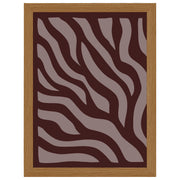 Organic Flow - Burgundy Waves