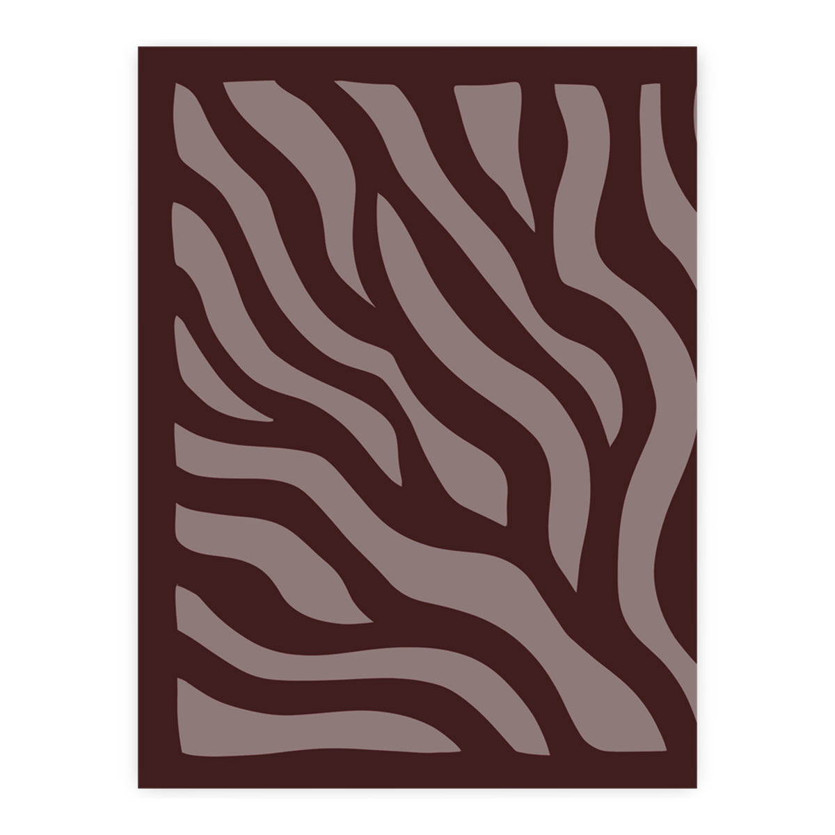 Organic Flow - Burgundy Waves