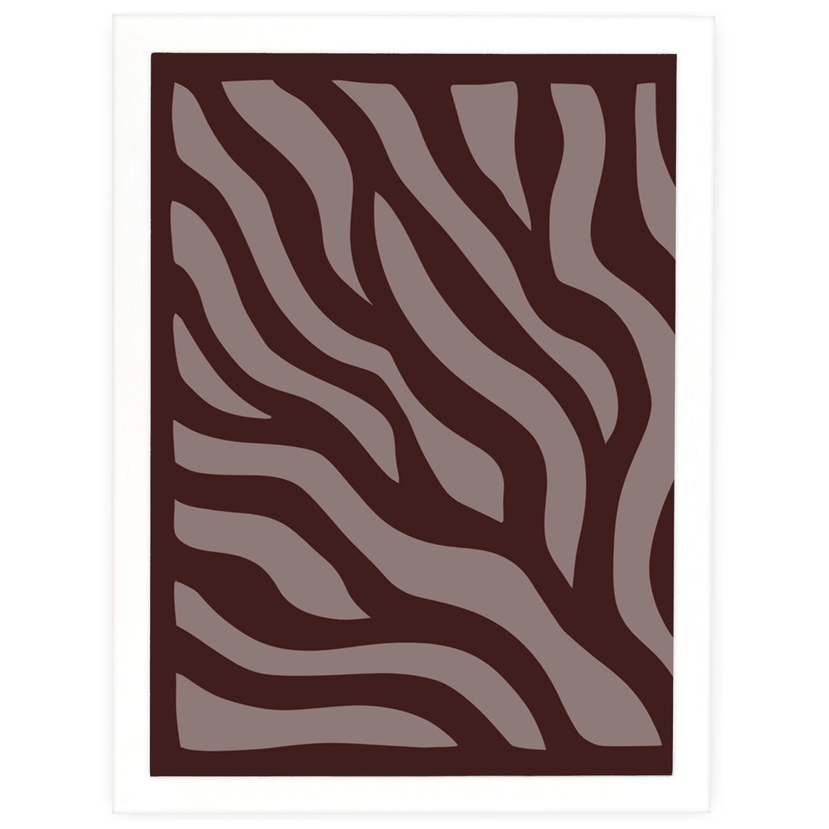 Organic Flow - Burgundy Waves