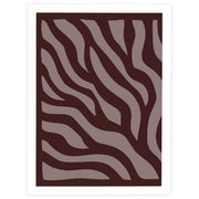Organic Flow - Burgundy Waves