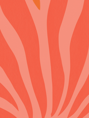 Retro Bloom - Coral Waves