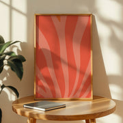 Retro Bloom - Coral Waves