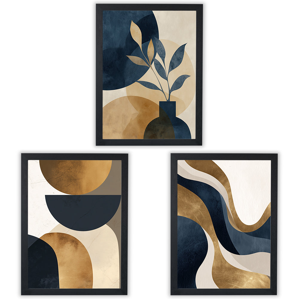 Lunar Forms | Set of 3 Abstract Wall Art Prints