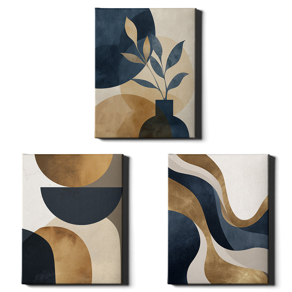 Lunar Forms | Set of 3 Abstract Wall Art Prints