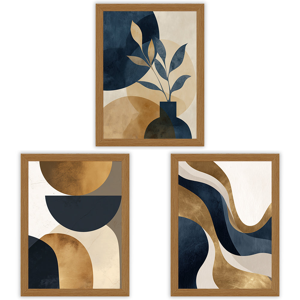 Lunar Forms | Set of 3 Abstract Wall Art Prints