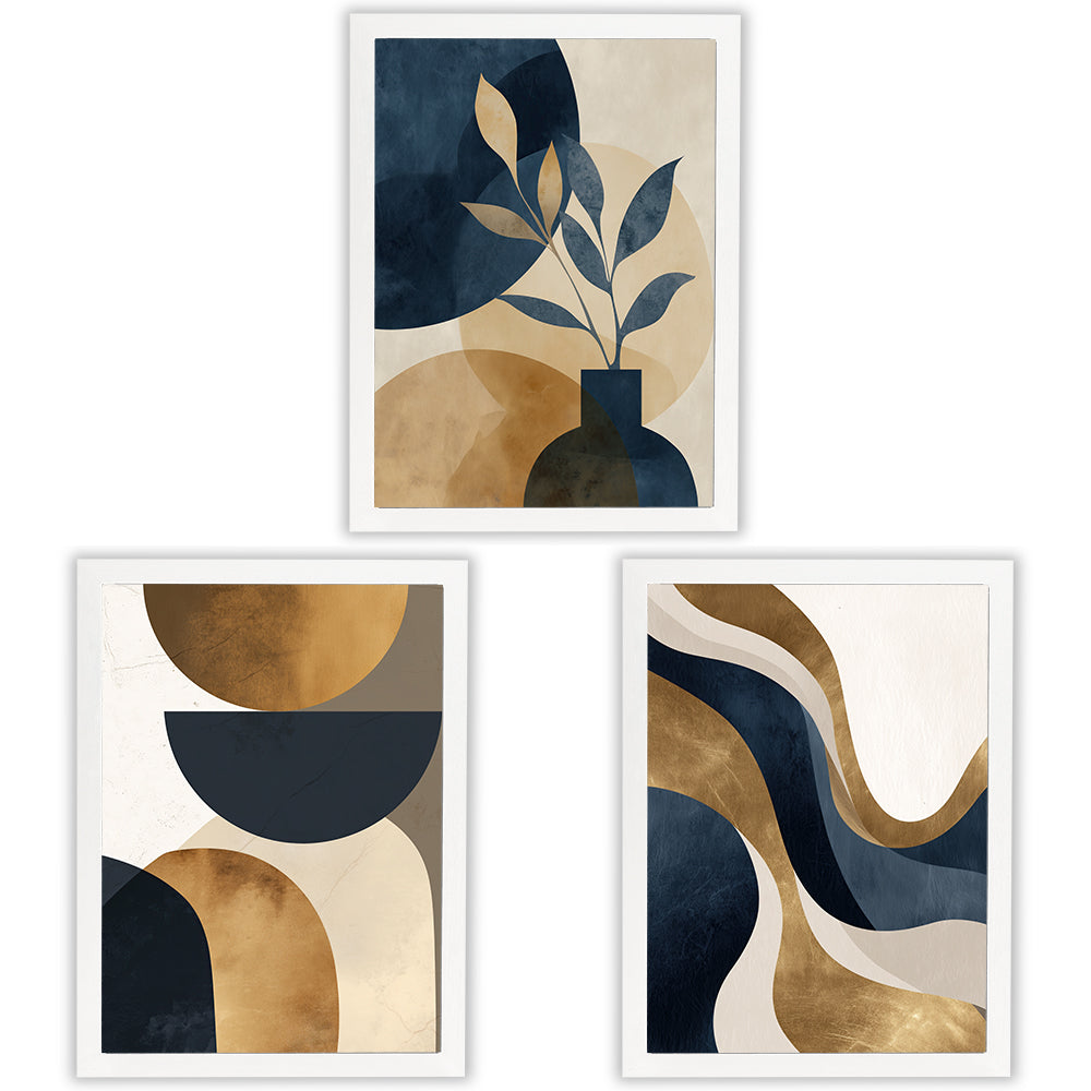 Lunar Forms | Set of 3 Abstract Wall Art Prints