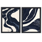 Abstract Nocturne 1 | Set of 2 Abstract Prints