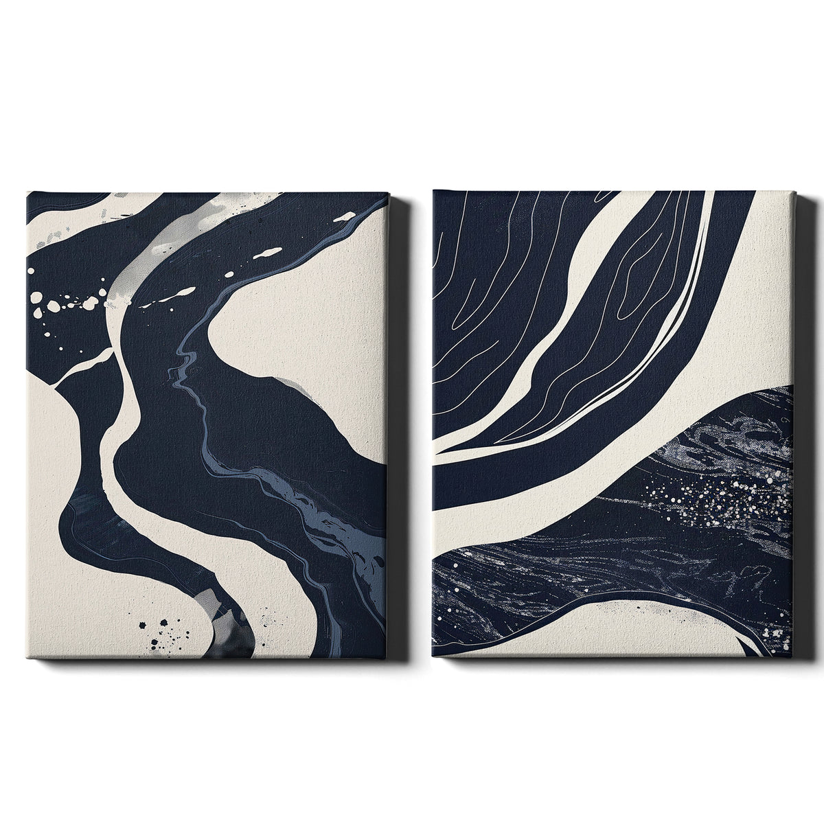 Abstract Nocturne 1 | Set of 2 Abstract Prints