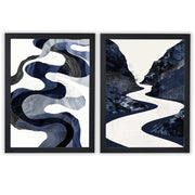 Abstract Nocturne 2 | Set of 2 Abstract Prints