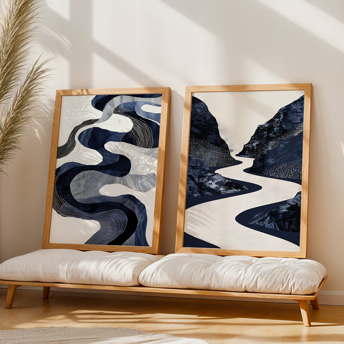 Abstract Nocturne 2 | Set of 2 Abstract Prints