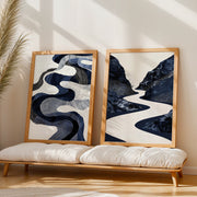 Abstract Nocturne 2 | Set of 2 Abstract Prints