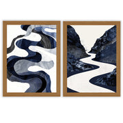 Abstract Nocturne 2 | Set of 2 Abstract Prints
