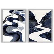 Abstract Nocturne 2 | Set of 2 Abstract Prints