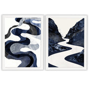 Abstract Nocturne 2 | Set of 2 Abstract Prints