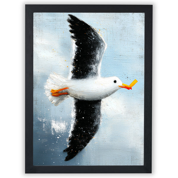 Seaside Opportunists - Seagull Chip Thief