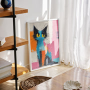 City Companions | Set of 2 Colourful Cat Prints
