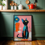 City Companions | Set of 2 Colourful Cat Prints