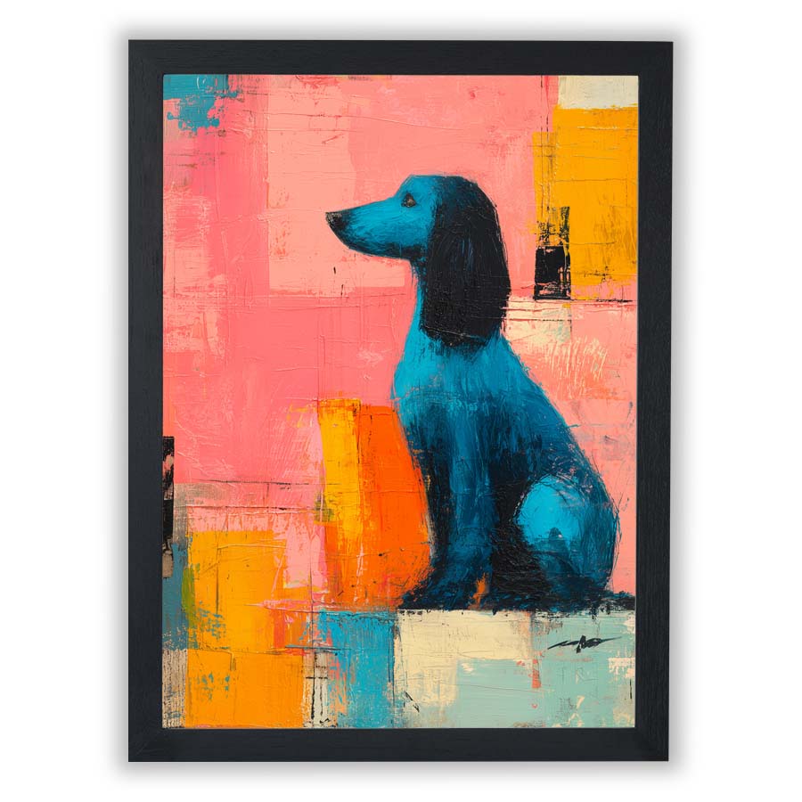 City Companions – Blue Dachshund - Small - Unframed