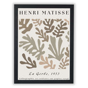 Modernist Masters - Matisse –  Botanica La Gerbe Neutral - Small - Unframed