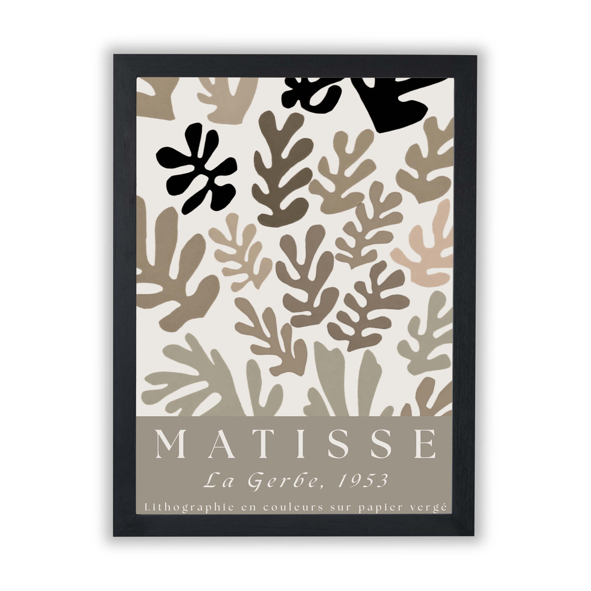 Modernist Masters - Matisse – La Gerbe Botanica Earth - Small - Unframed
