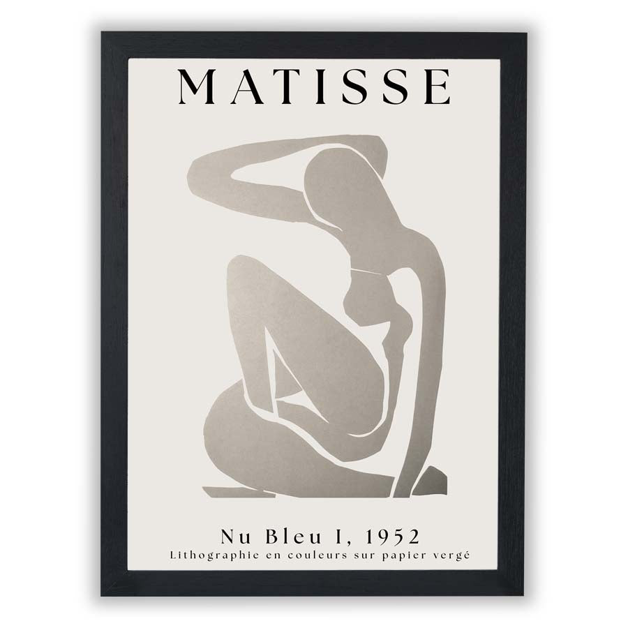 Modernist Masters - Matisse – Nu Bleu I Seated Muse - Small - Unframed