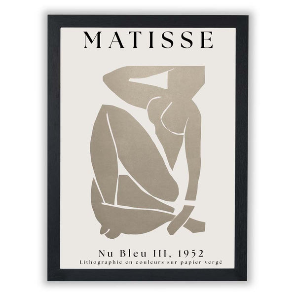 Modernist Masters - Matisse – Nu Bleu III Quiet Muse - Small - Unframed