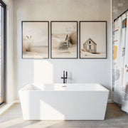 Coastal Calm | Set of 3 Neutral Coastal Wall Art Prints