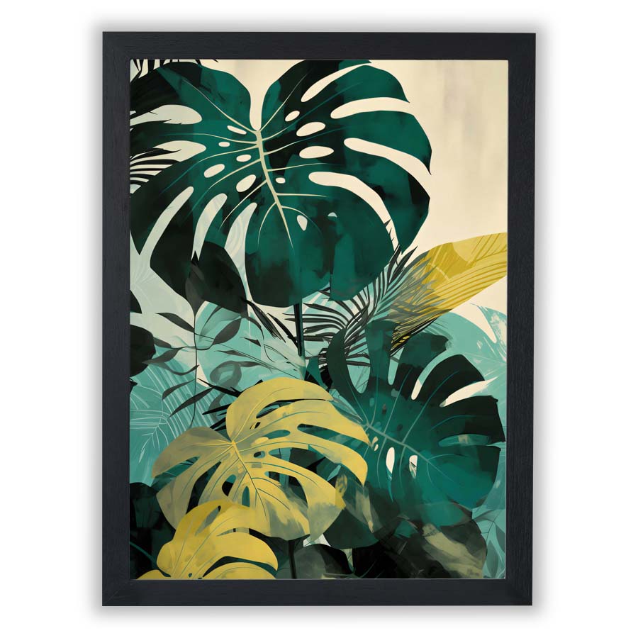 Tropical Modern – Golden Canopy - Small - Unframed