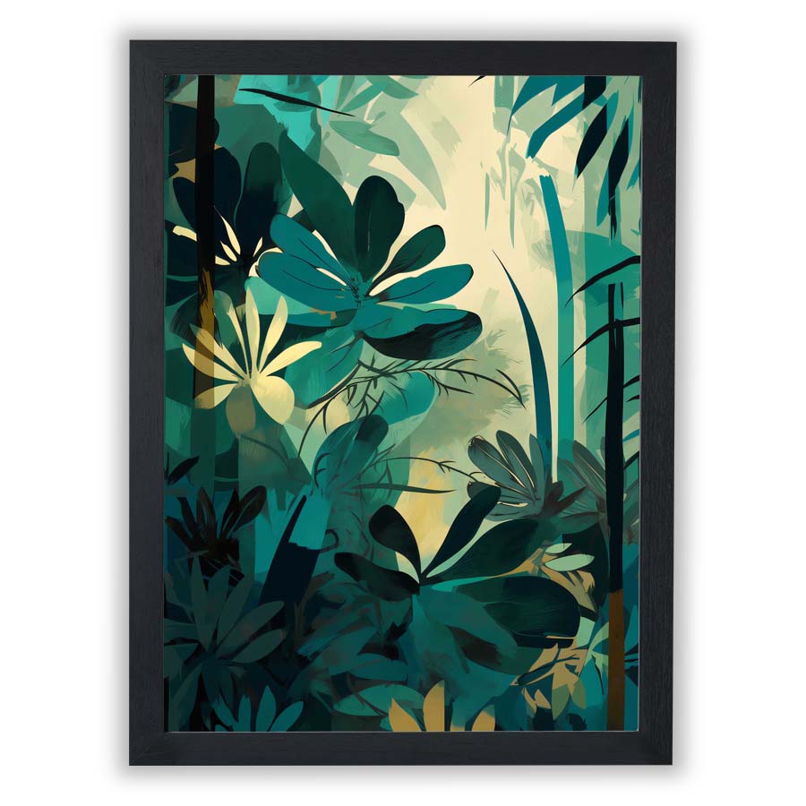 Tropical Modern – Emerald Forest - Small - Unframed