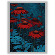 Midnight Botanica – Crimson Wildflowers