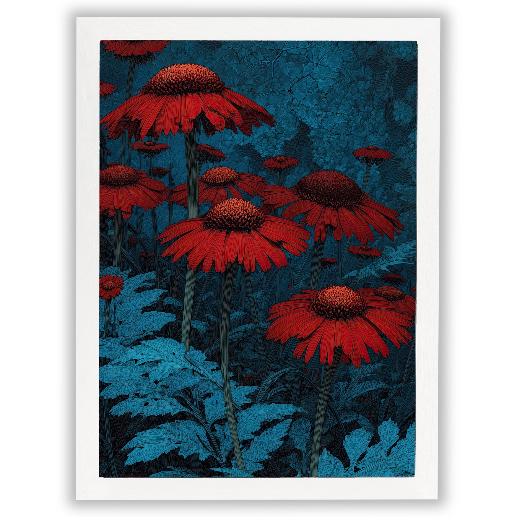 Midnight Botanica – Crimson Wildflowers