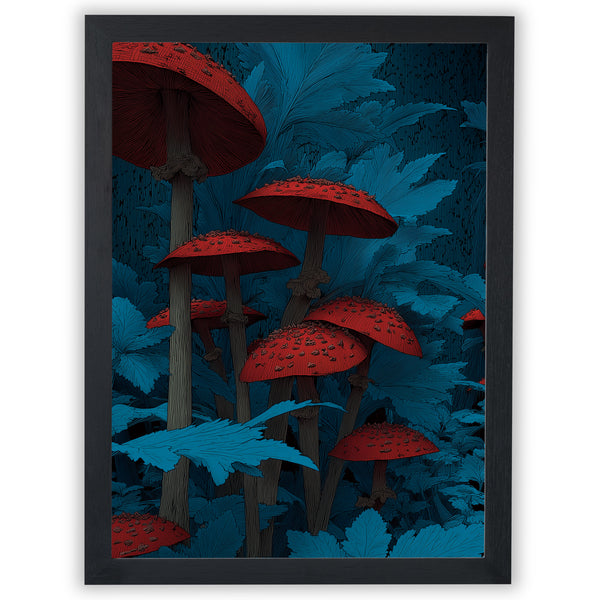 Midnight Botanica – Crimson Toadstools