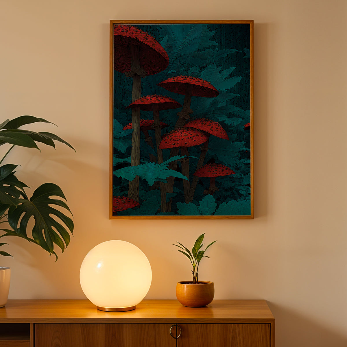 Midnight Botanica | Set of 2 Botanical Prints