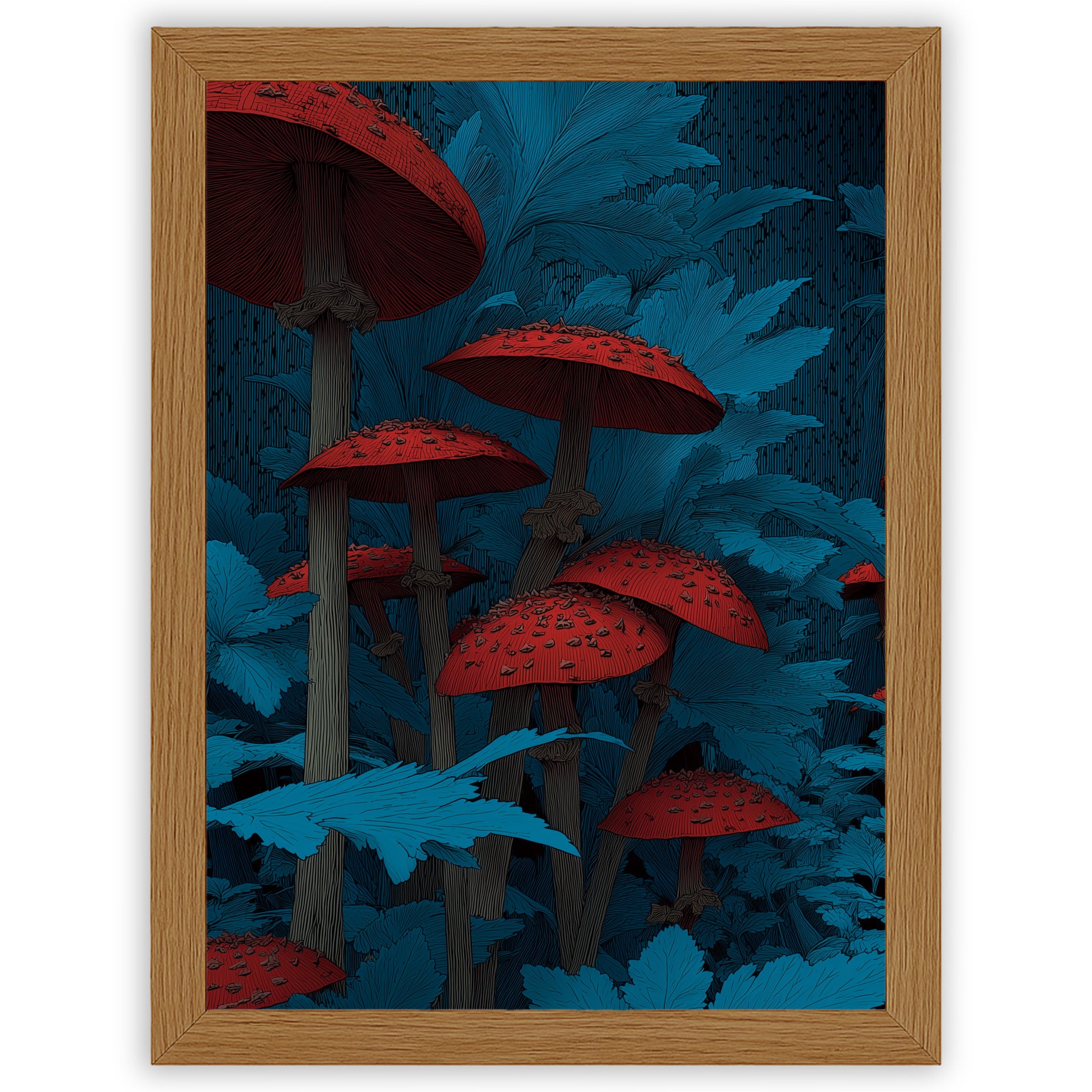 Midnight Botanica – Crimson Toadstools