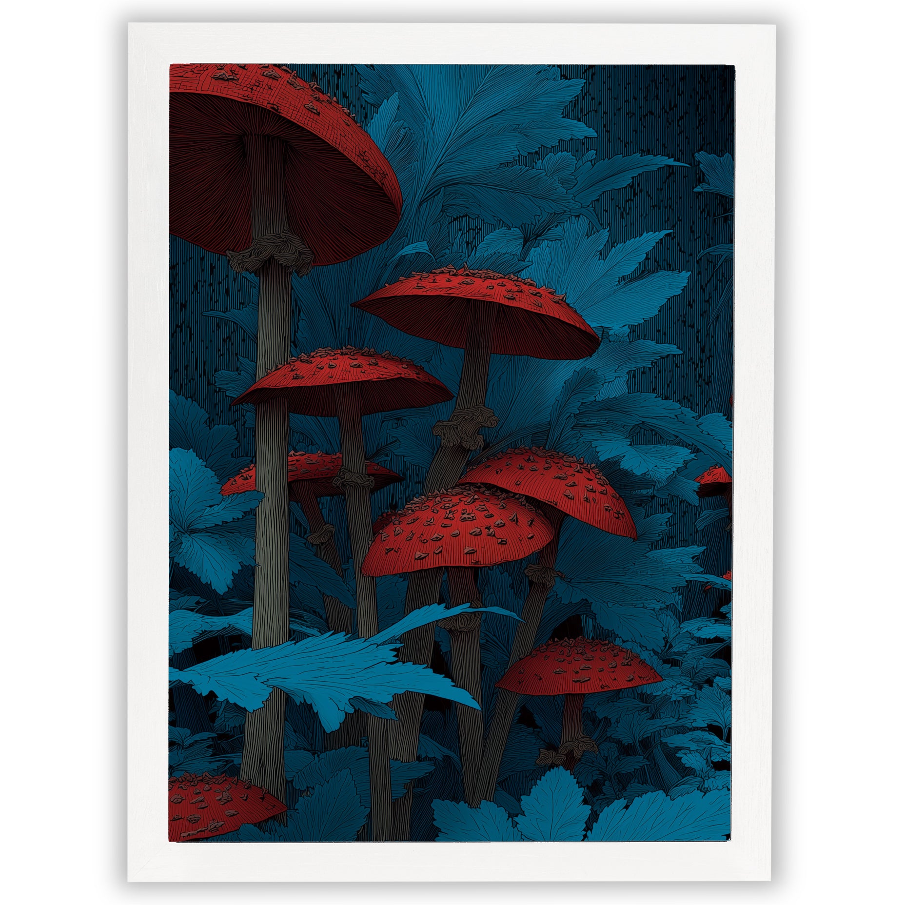 Midnight Botanica – Crimson Toadstools