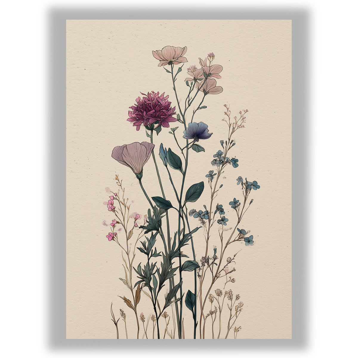 Wildflower Study – Quiet Cosmos