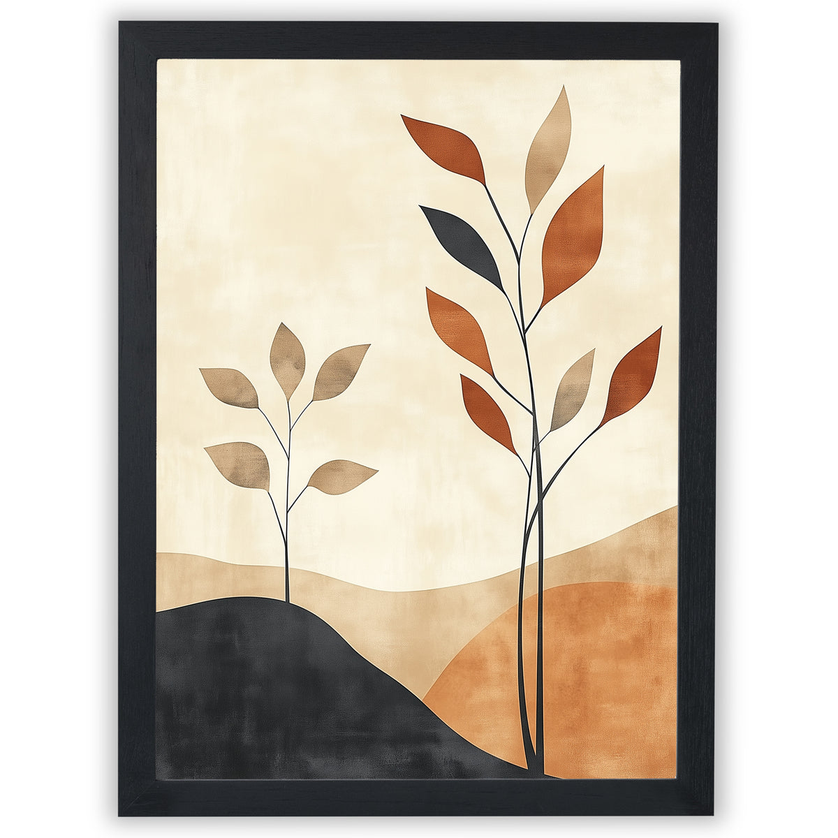 Terracotta Stems - Quiet Leaves