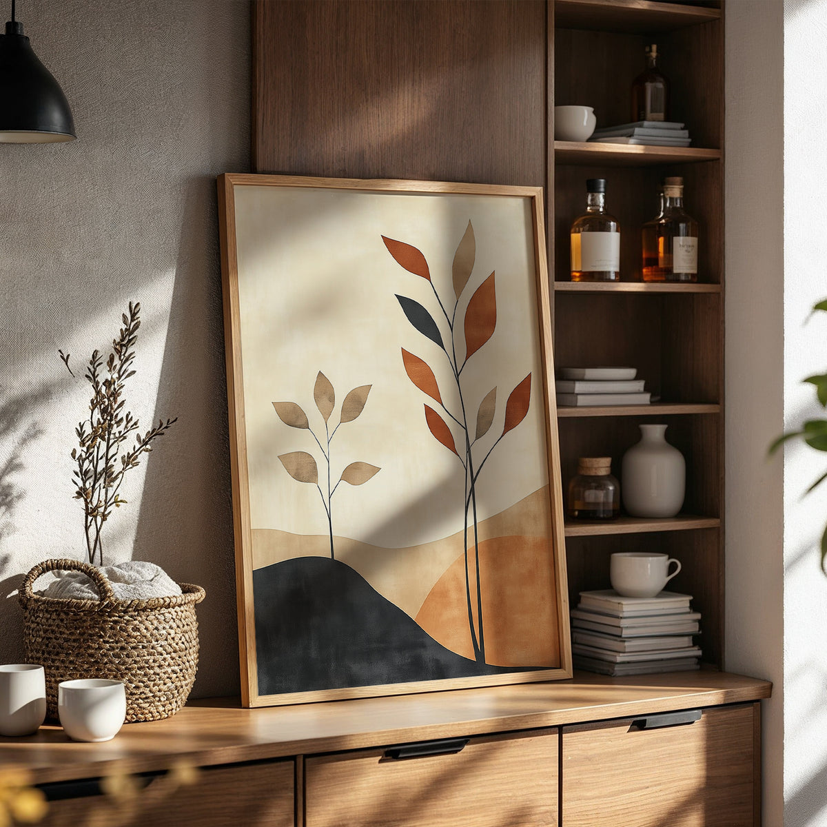 Terracotta Stems - Quiet Leaves