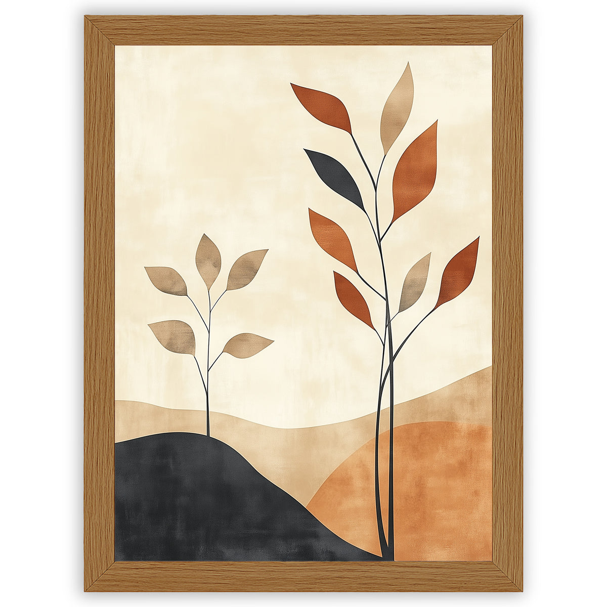 Terracotta Stems - Quiet Leaves