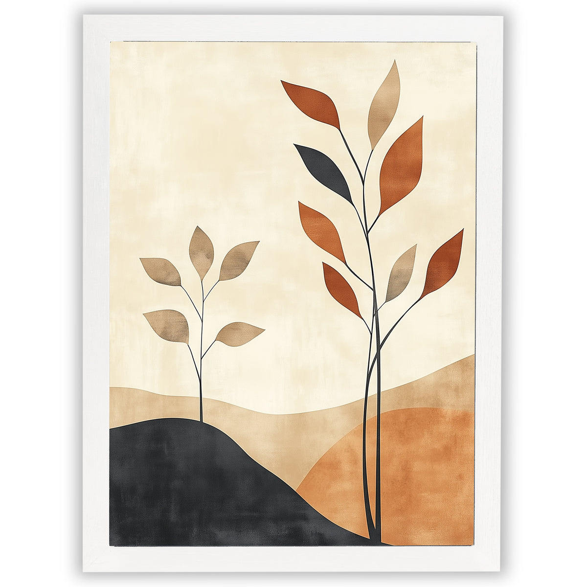 Terracotta Stems - Quiet Leaves