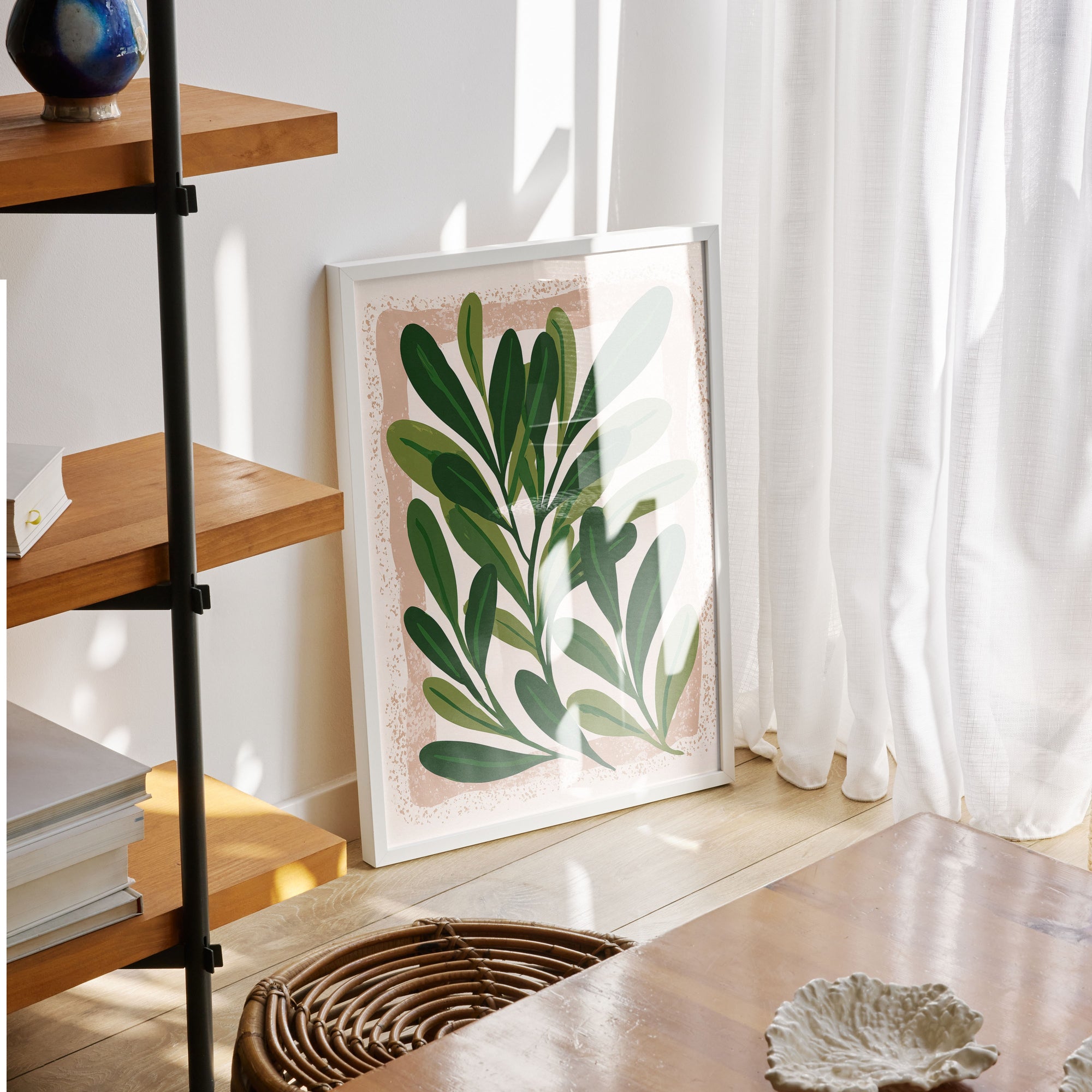 Soft Botanicals – Olive Silhouette