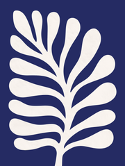 Blue Botanica - Ivory Leaves
