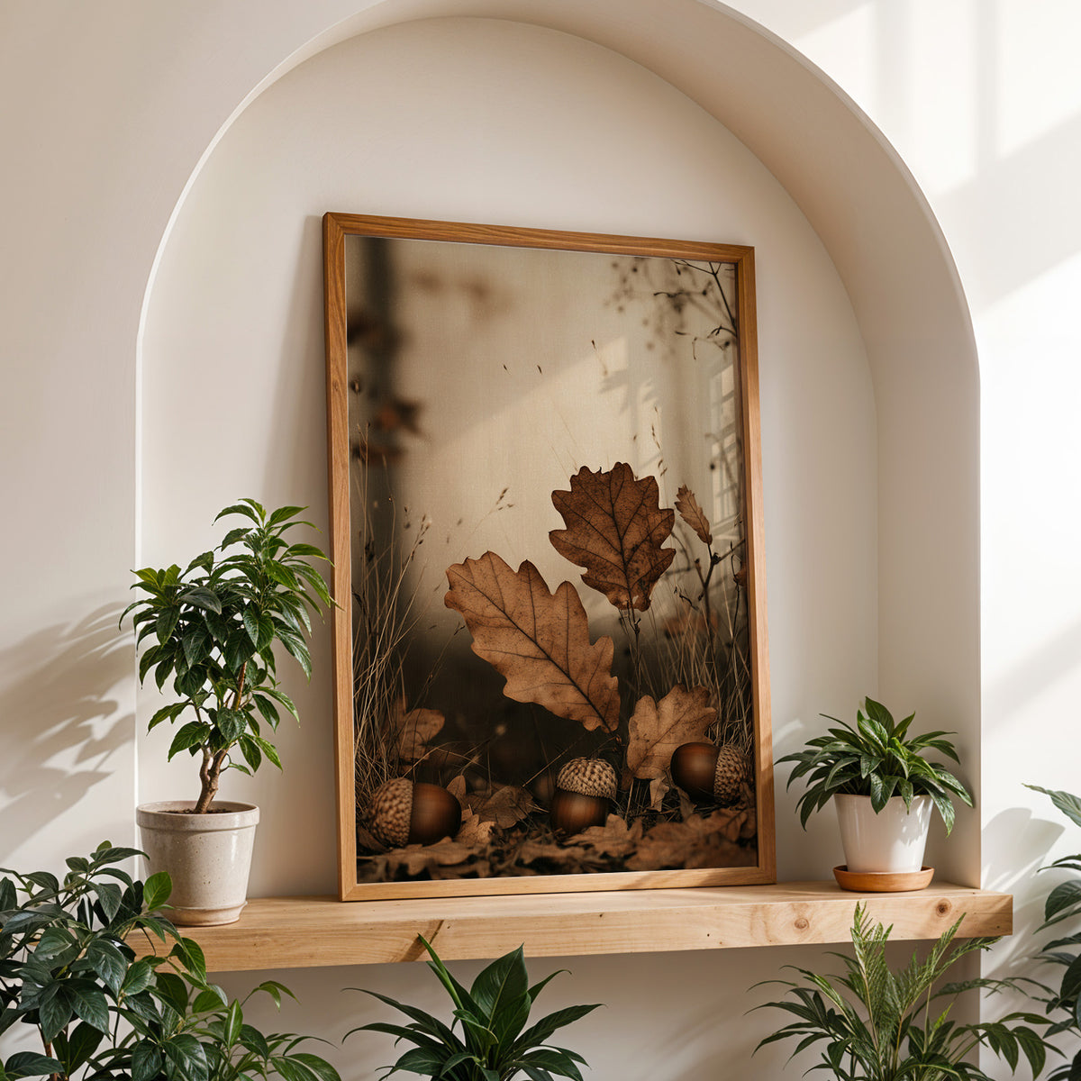 Autumn Whispers - Fallen Acorns