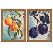 Painted Fruit | Set of 2 Fruit Prints