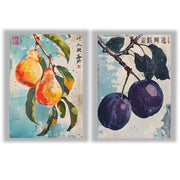 Painted Fruit | Set of 2 Fruit Prints