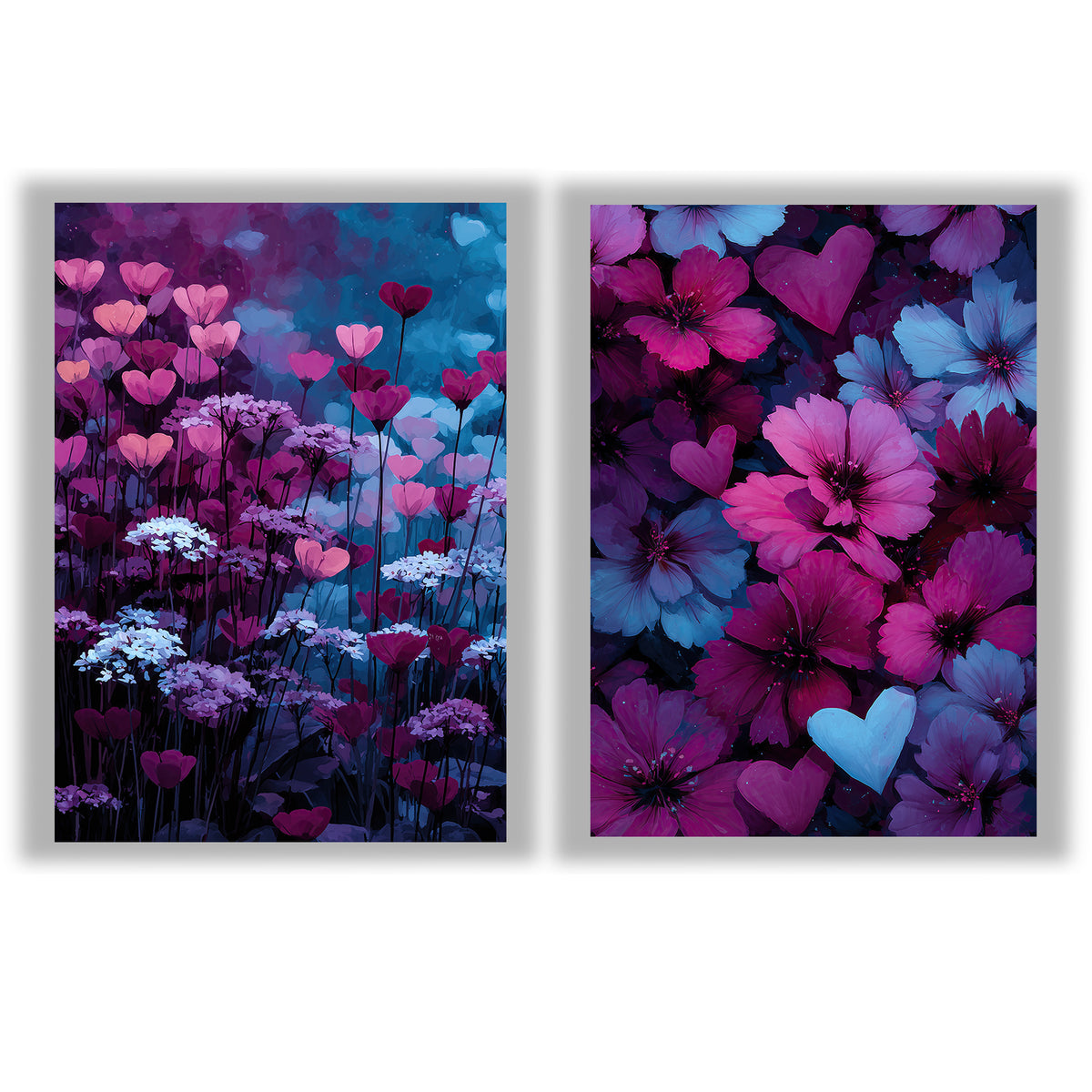 Velvet Garden | Set of 2 Floral Prints
