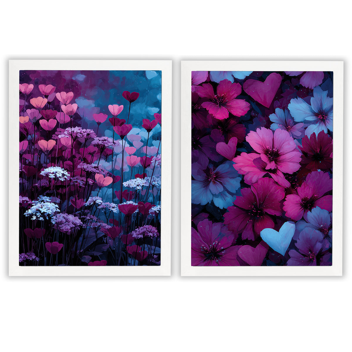 Velvet Garden | Set of 2 Floral Prints