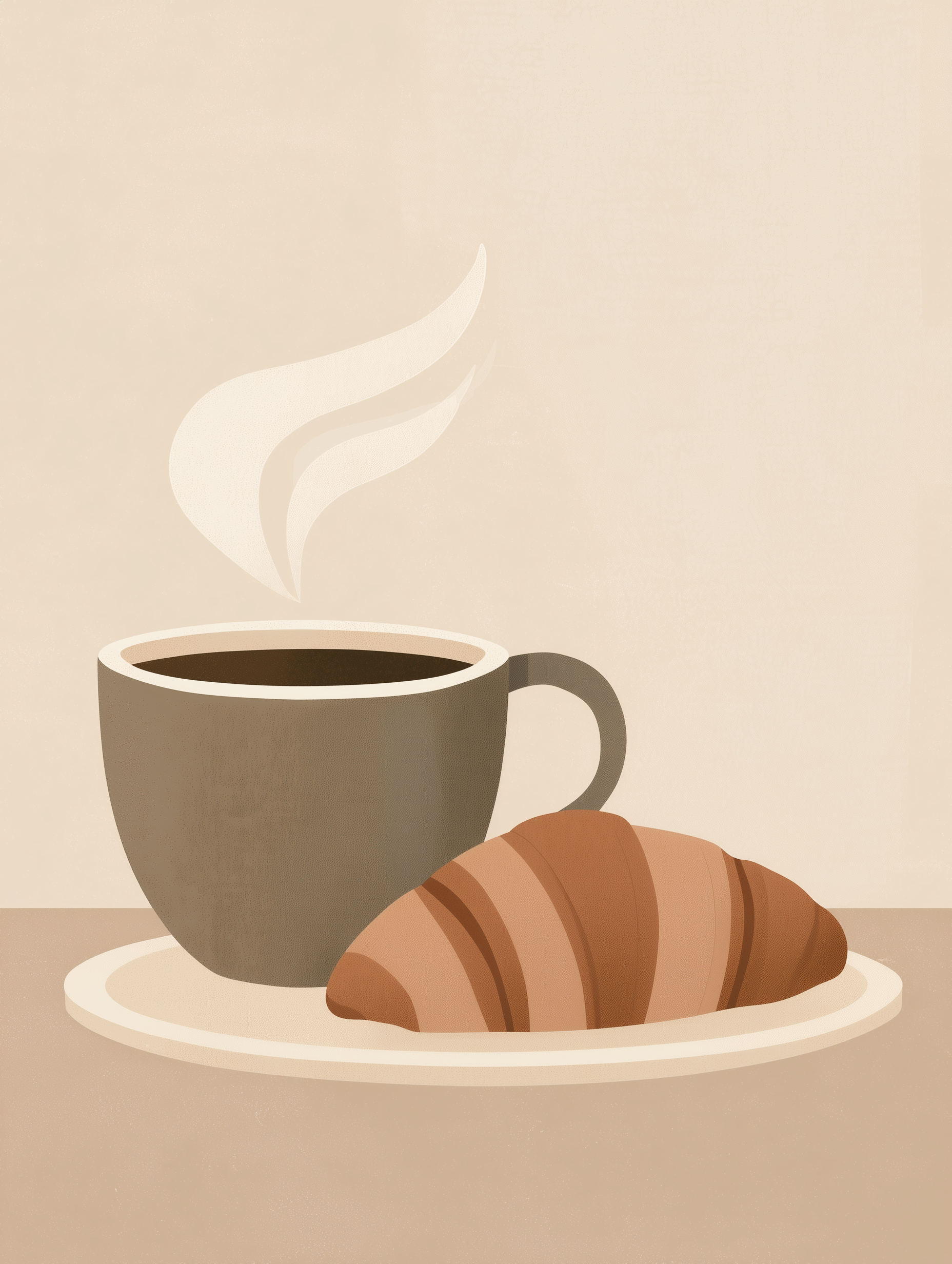 Café & Pantry - Coffee & Croissant